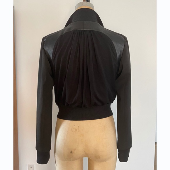 Louis Verdad Leather Bomber Jacket - Picture 3 of 3